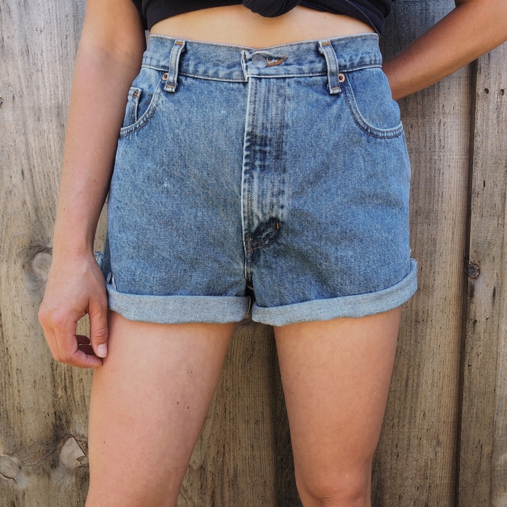 vintage gap denim cutoff shorts